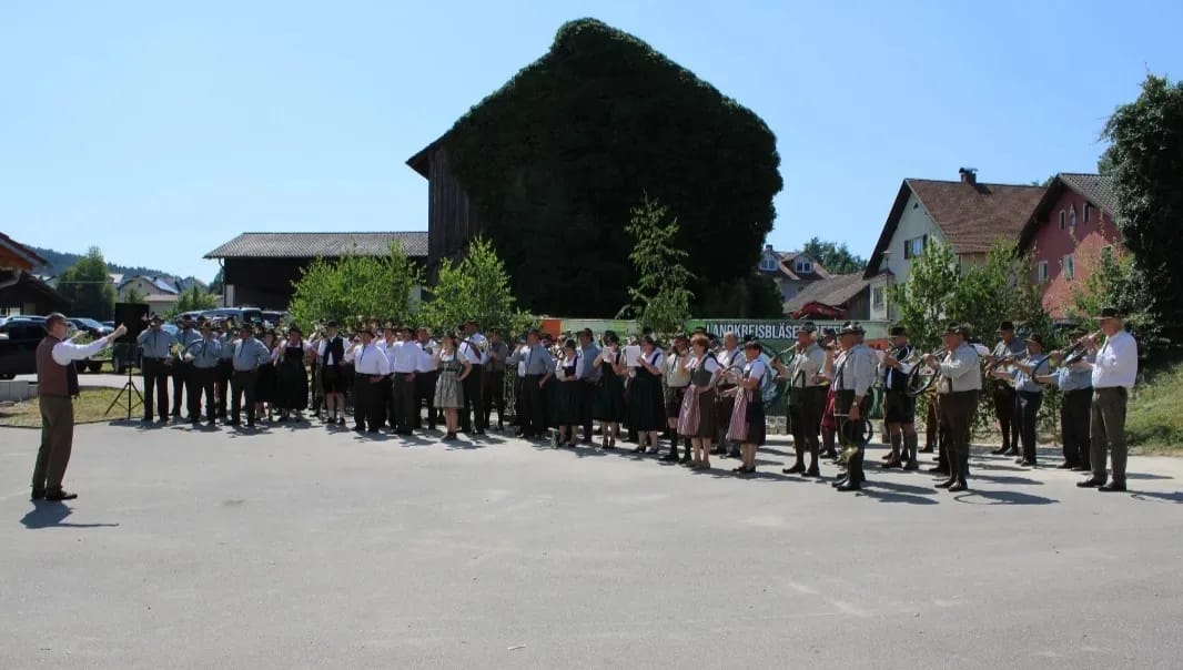 2024 Landkreisbläsertreffen Jagdhornbläser