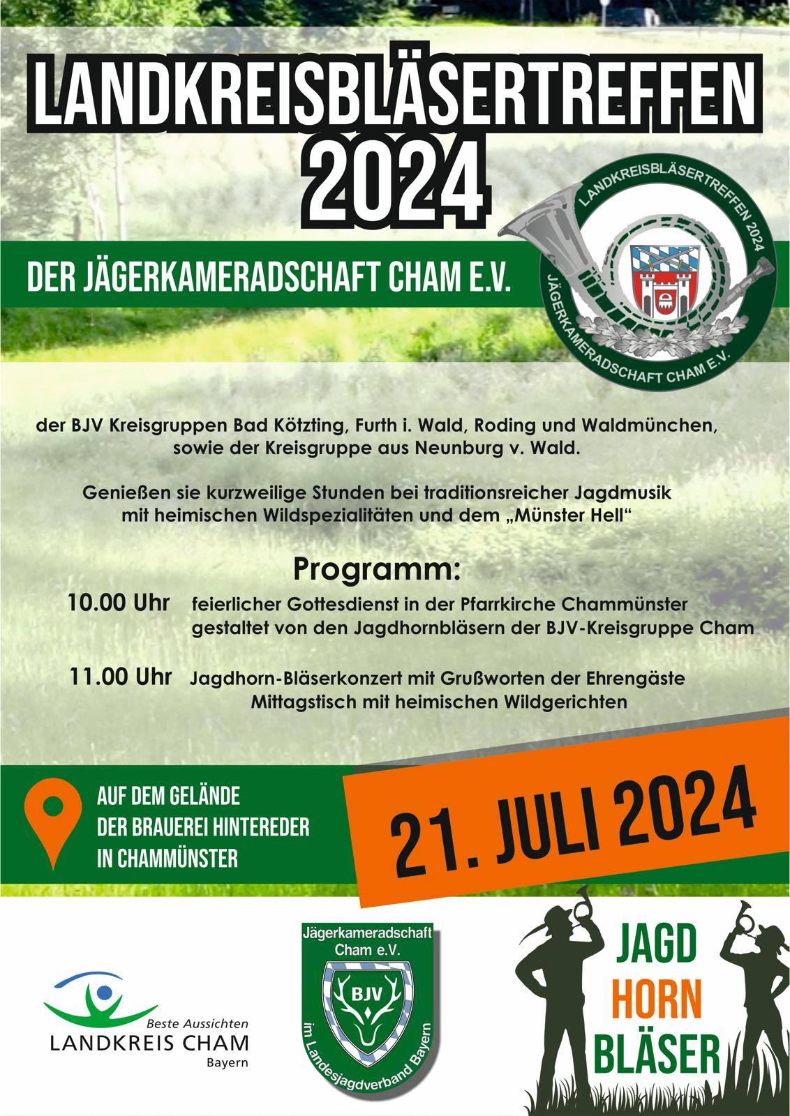 Landkreisbläsertreffen Werbeplakat