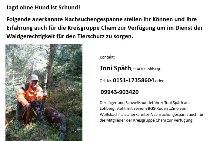 Nachsuchengespann Text 1 Späth