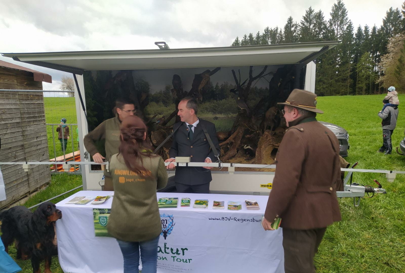 Stand Jagdschule mit Aiwanger