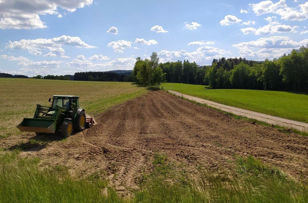 Anlegen einer Bluhflache